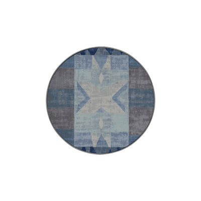 Machine Washable Gray Area Rug