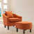 100 % lin orange est en rupture de stock