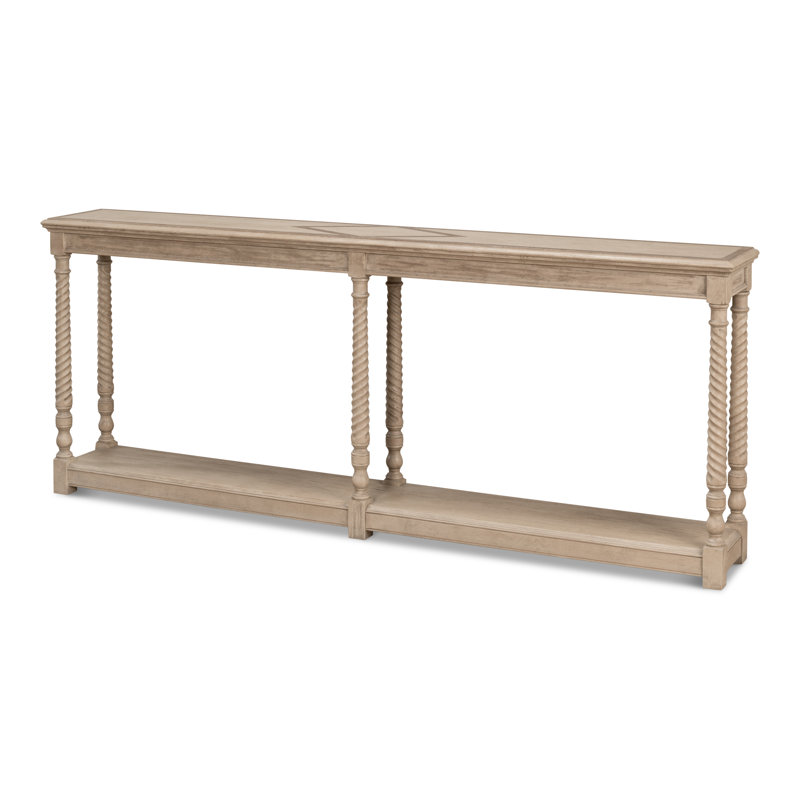 Equestrian 80'' W Solid Wood Console Table