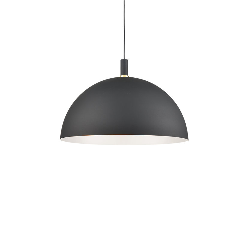 Archibald 1 - Light Single Pendant, Black, 20" H x 32" W x 32" D