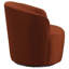 Chaise pivotante Resnick Burnt