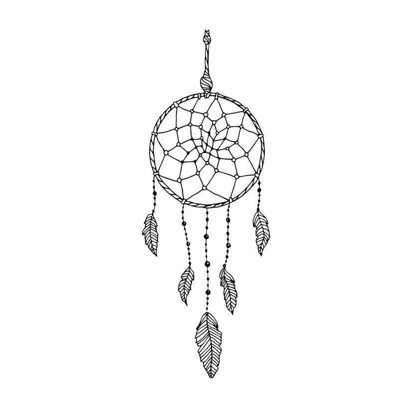 Dream Catcher by Ilonitta - Wrapped Canvas Print, 30cm H x 30cm W x 3.8cm D