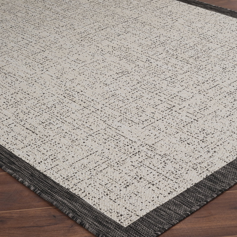 Marmarth Indoor & Outdoor Boho Rug Ivory/Grey, Rectangle 200 x 275cm