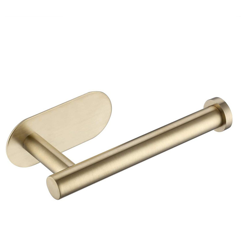 Wall Mounted Toilet Paper Holder, Gold