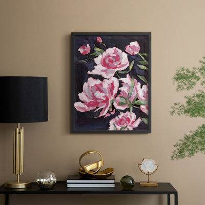 Meer Rosa II, reproduction encadrée - bois massif