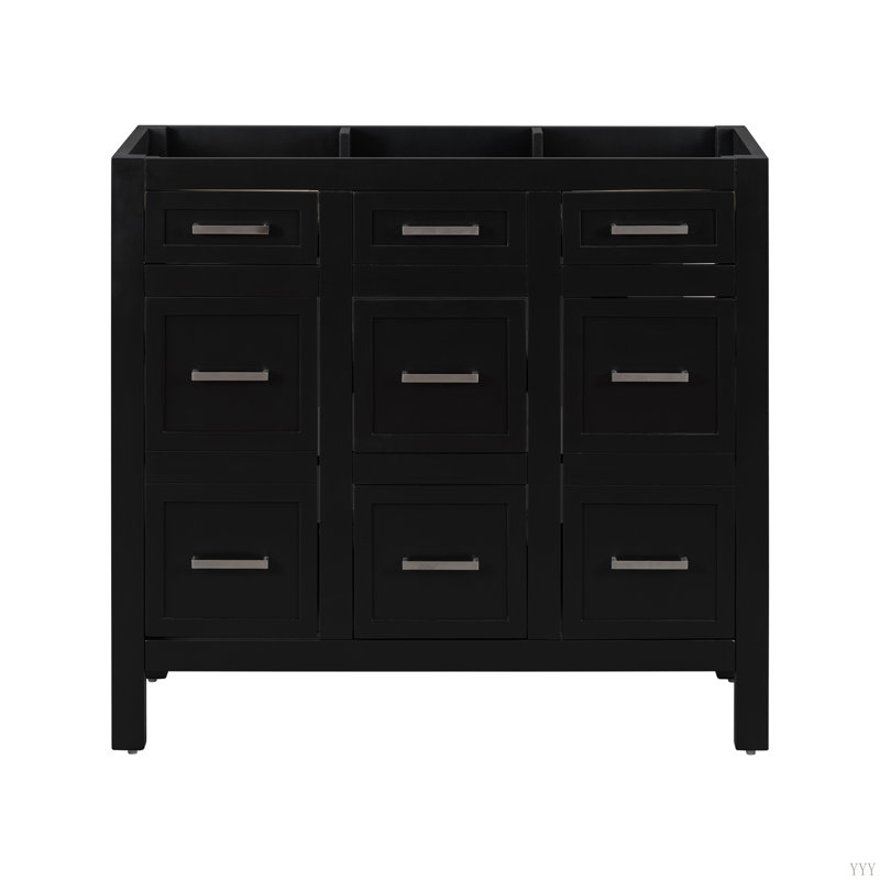 Meuble-lavabo 36 po (lavabo non inclus), Noir