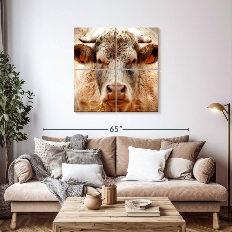 Brampt Mighty Bull, 38" H x 38" W