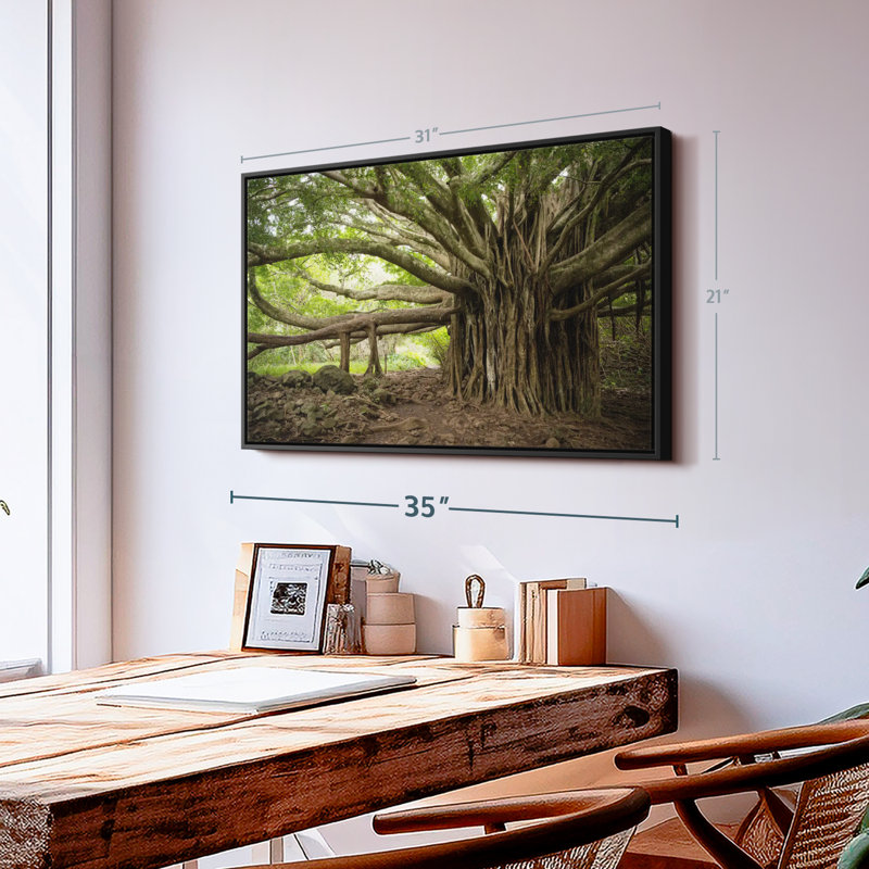 Impression sur toile Banyan Tree, H 21 po x l 31 po