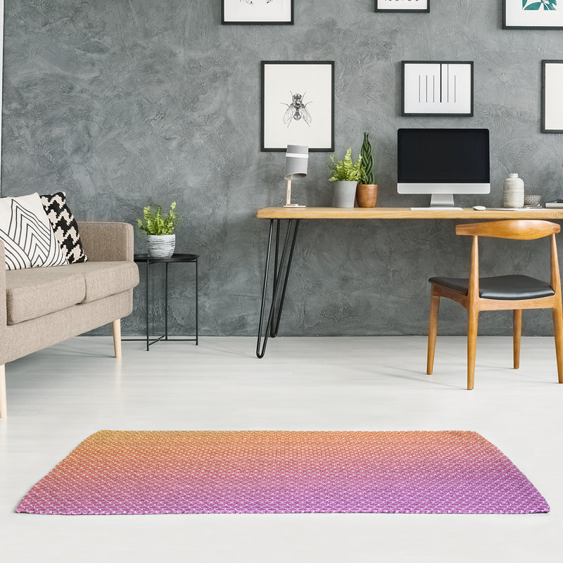 Tapis mauve mauve pâle/pérou sirène balances, Rectangle 3 pi x 5 pi