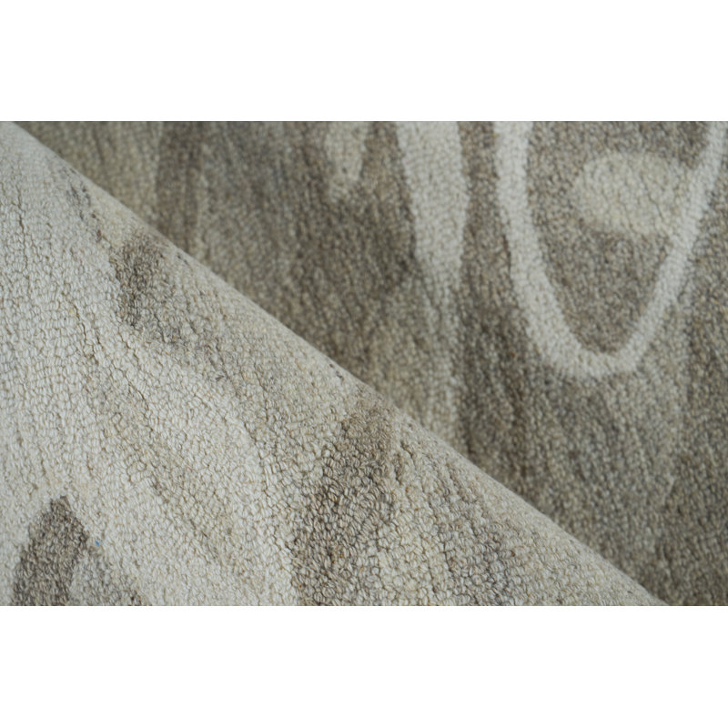 Rio hand-tufted New Zealand Wool Beige/Ivory Area Rug, Beige/Ivory, Rectangle 8' x 10'