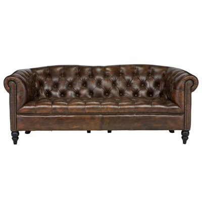 2-Sitzer Sofa Malinda aus Echtleder