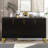 Storage Console Table with Adjustable Shelves-713114269
