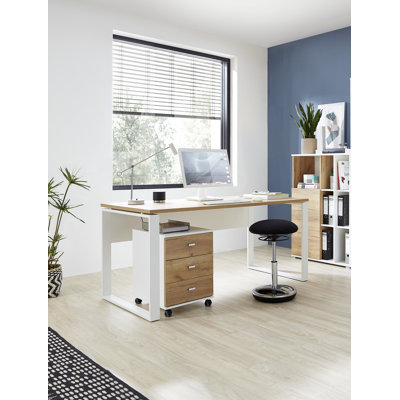 3 Piece Writing Desk Office Set
