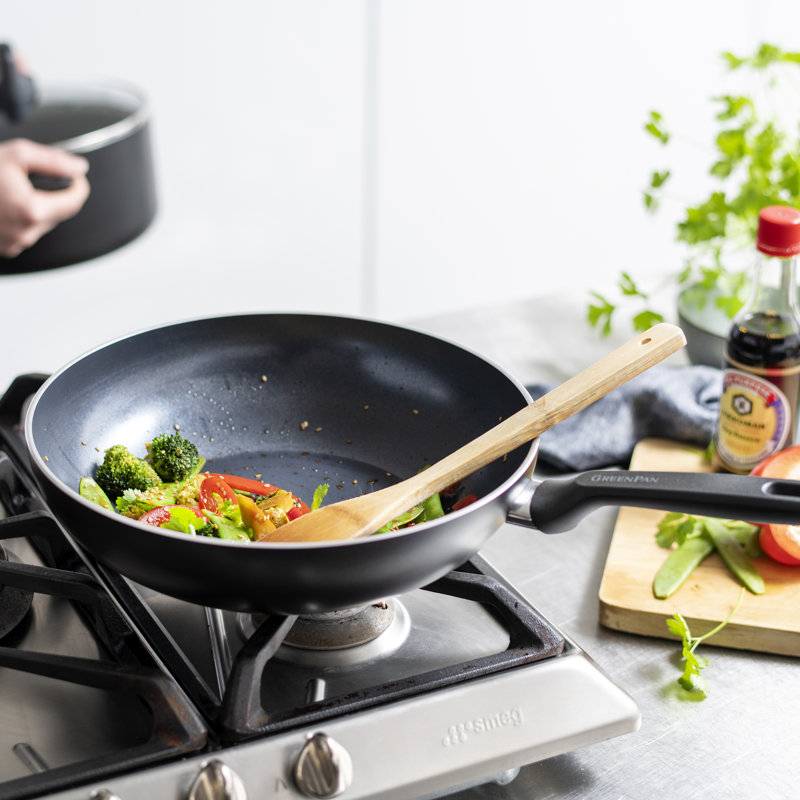 GreenPan Memphis Aluminium Non-Stick 28cm/3.6 Litre Wok
