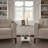 Small Side Table with Drawer - Nightstand with Shelf for Bedroom or Dorm - Narrow End Table for Living Room or Entryway