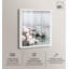 Décoration côtière Serene Marina Shadowbox par Art Remedy, cadre blanc, 24 x 30-2097713170-2097713172