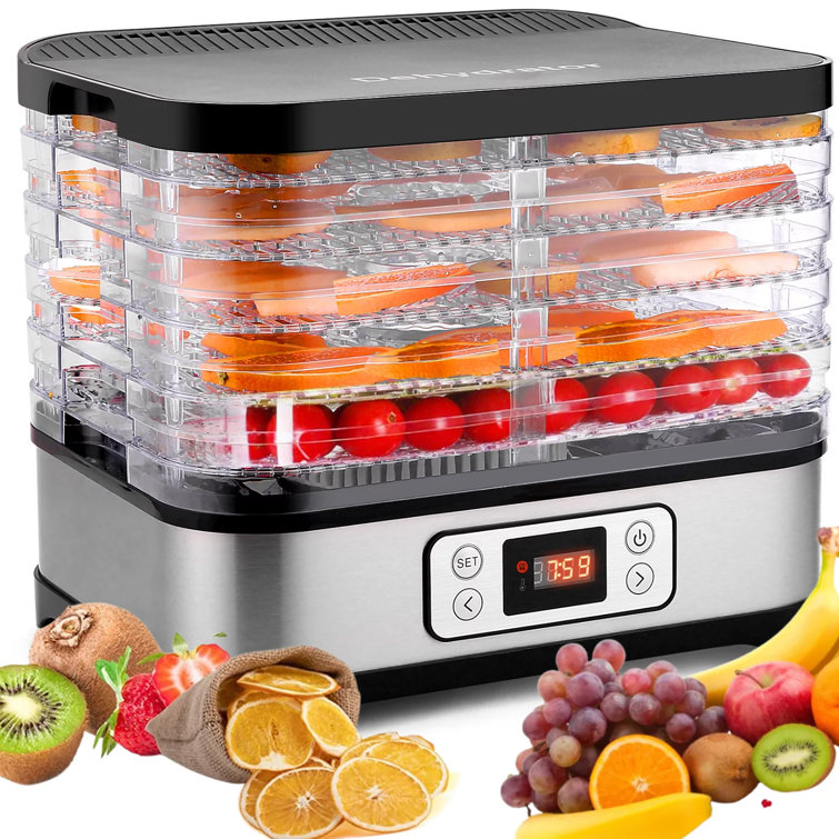 Homdox 5 Tray Food Dehydrator for Food and Jerky, Fruits, Herbs