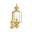Lanterne murale d'extérieur en verre biseauté H 17,5 po Amberdawn-22669970