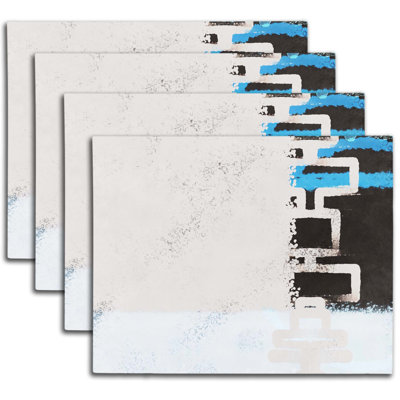 Napperon abstrait en polyester