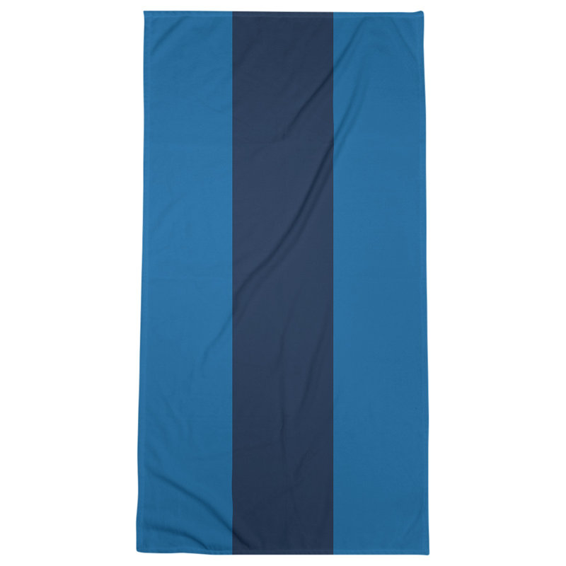 Winnipeg Lightweight Bath Towel, Aviator Blue/Polar Night Blue/Aviator Blue, Poly/Cotton