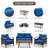 Gravesend Wicker 4 - Person Patio Conversation Set with Cushions-564462361
