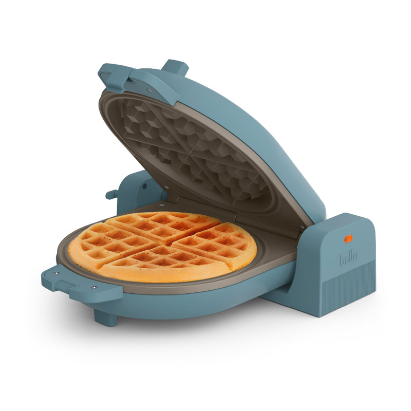 Bella Flip-N-Store Ceramic Waffle Maker, Surf