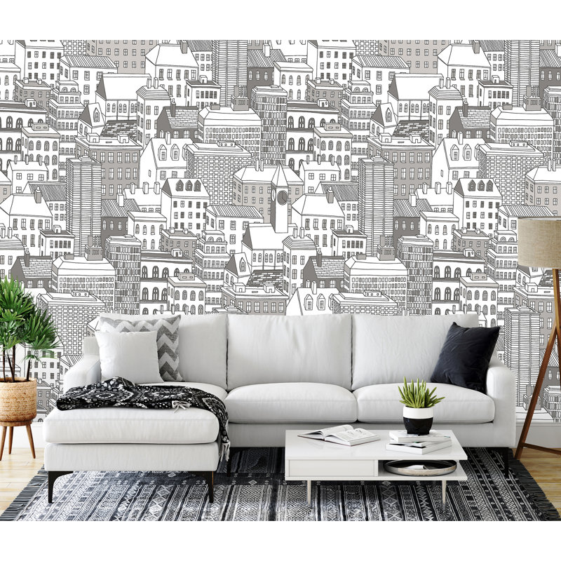 Panneau mural City Views L 9 pi x l 146 po