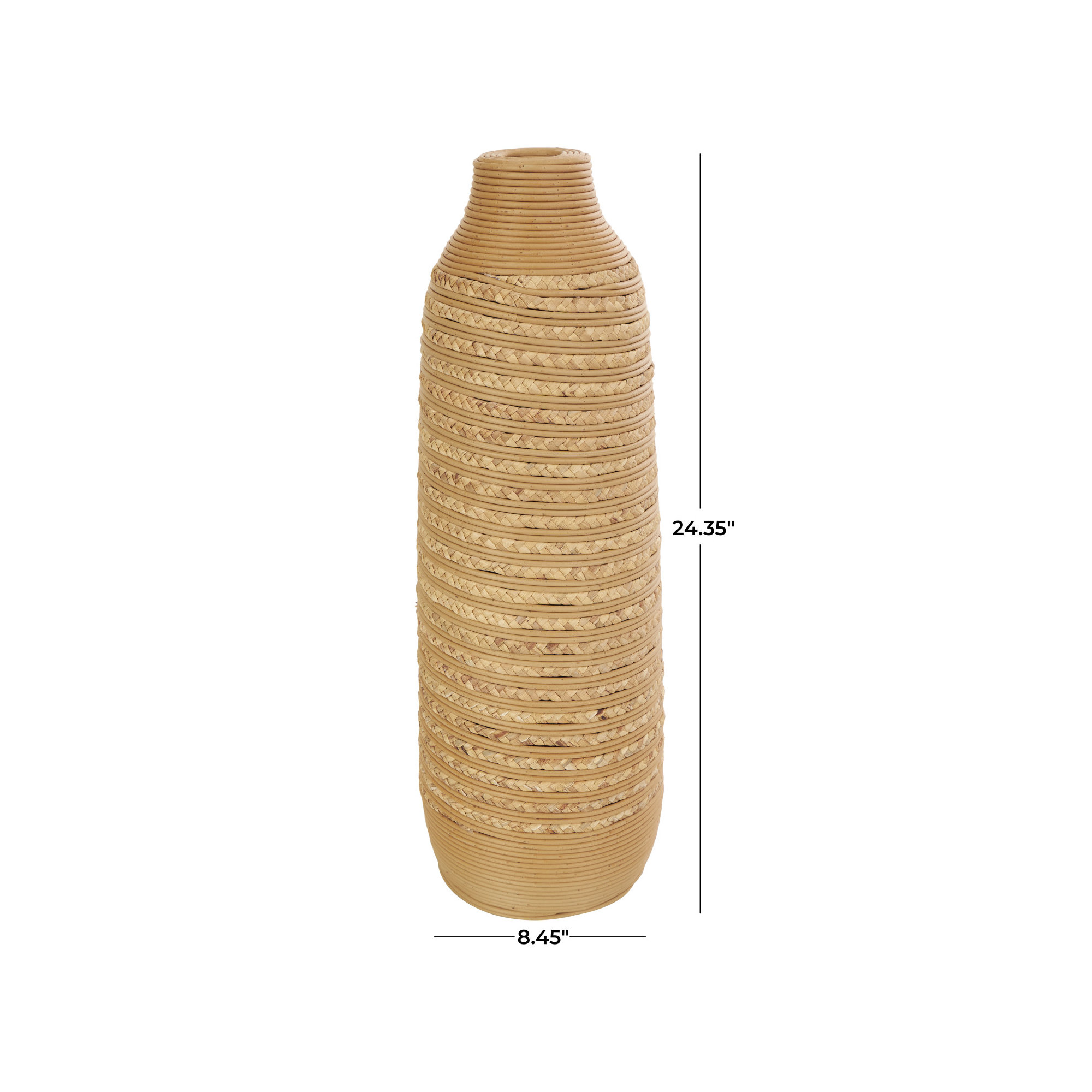 Wynda Handmade Seagrass Table Vase, Medium
