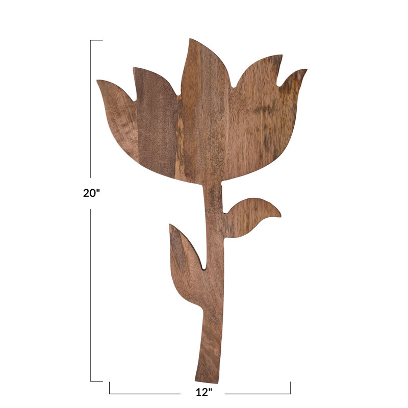 Planche de service en bois de manguier Bloom