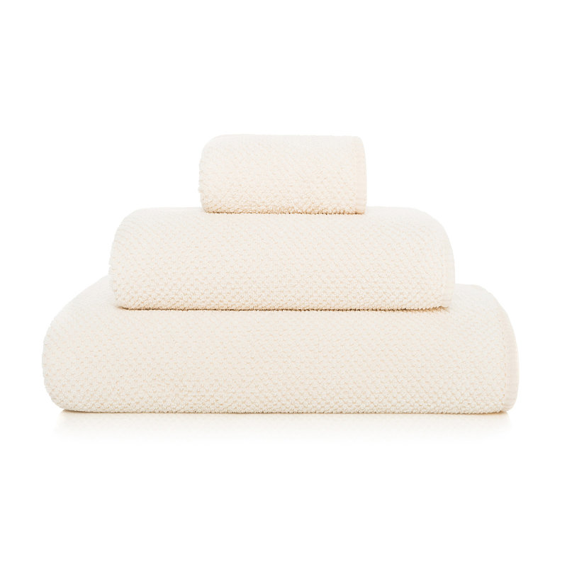 Bee Waffle Hand Towel, Natural