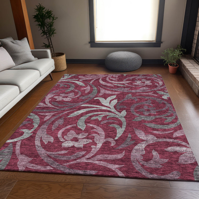 Tapis intérieur / extérieur Fritch avec envers antidérapant, Rectangle 2 pi 6 po x 3 pi 10 po