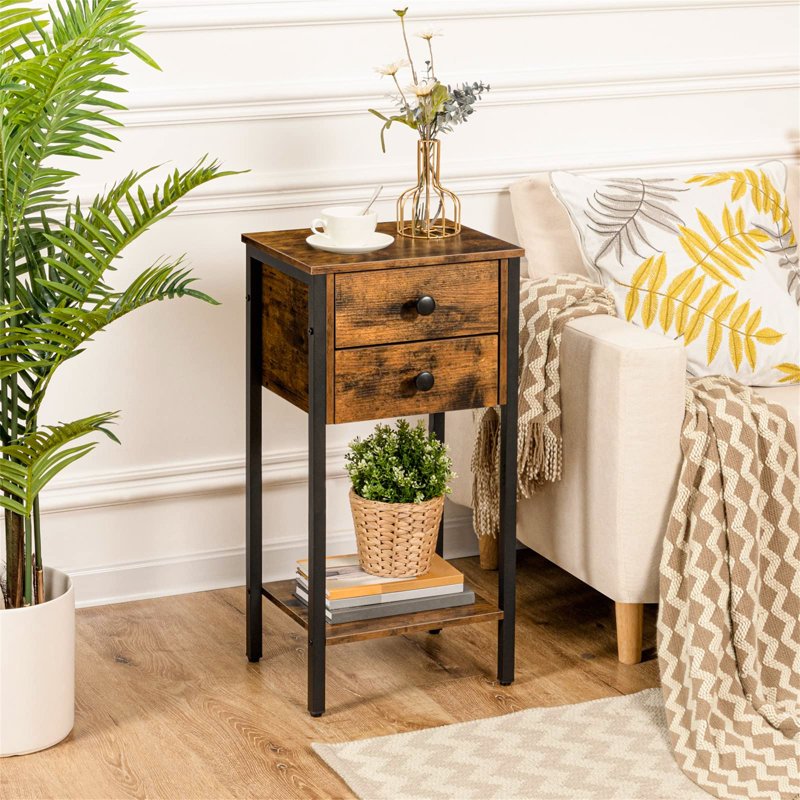 Ante 38cm W Iron Bedside Table