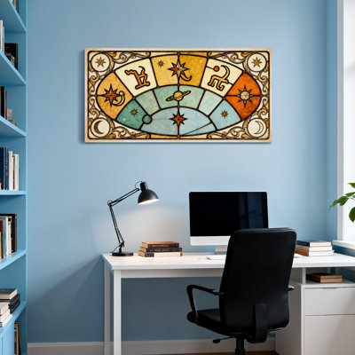 Motif de constellation du vitrail tendance