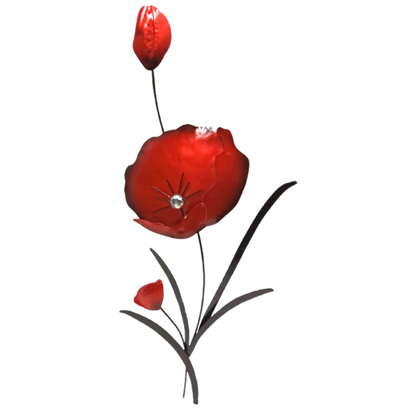 Handmade Traditional Plants & Flowers Wall Decor on Metal