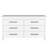 Anastazija Six Drawer Double Dresser-29570447