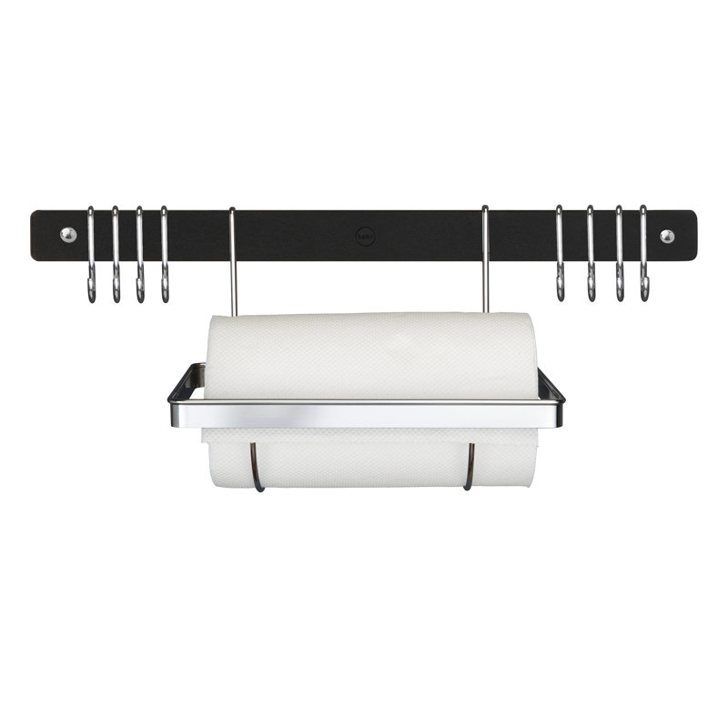 Stainless Steel Paper Towel Holder, Black