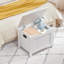 Upholstered Linen Lounge Chair