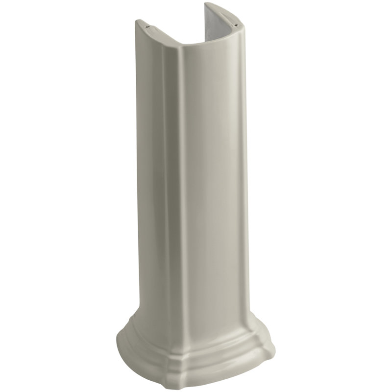 Portrait Bathroom Sink Pedestal, Sandbar