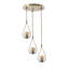 Lustre scandinave Glam, 11,8 po de hauteur x 11,8 po de diamètre | Fabrication 100% métal, peinture séchée au four, revêtement en culot, douille E27 de 40 W maximum | Finition élégante en cuivre pour une décoration intérieure moderne, superbe solution d'éclairage-918605479-918605478
