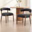 Chaises de salle à manger rembourrées modernes avec dossier incurvé, avec structure en bois massif, pour la salle à manger / salon-1295354274-1295354268