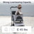 Foldable Pet Stroller with