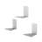 Ensemble de 3 tablettes murales Conceal