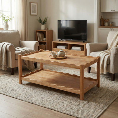 Table basse moderne à 2 niveaux
