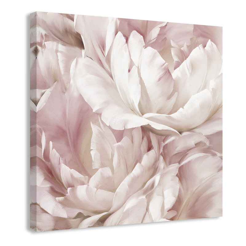 Intime rosé IV - photographie, Toile tendue, H 36 po x l 36 po x P 1,375 po