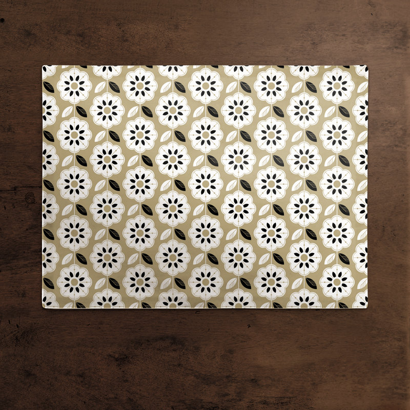 Polyester Floral Rectangle Placemat