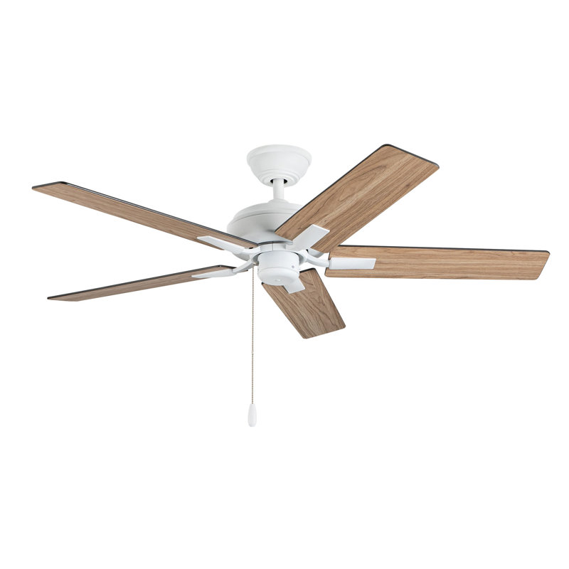 Ventilateur de plafond 52 po Erikson, Blanc, Brun