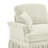 Beige Chenille 2-seater Sofa With Removable Skirts-1757091485
