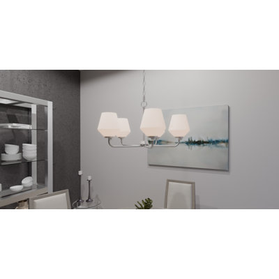 Sirkka 5-Light Matte Black Chandelier