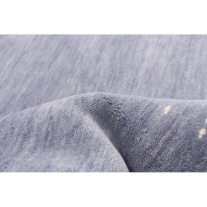 Tapis bleu clair 9 pi 3 po x 11 pi 9 po Abou Gabbeh
