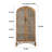 Vintage - Inspired Handmade Solid Wood Bookcase